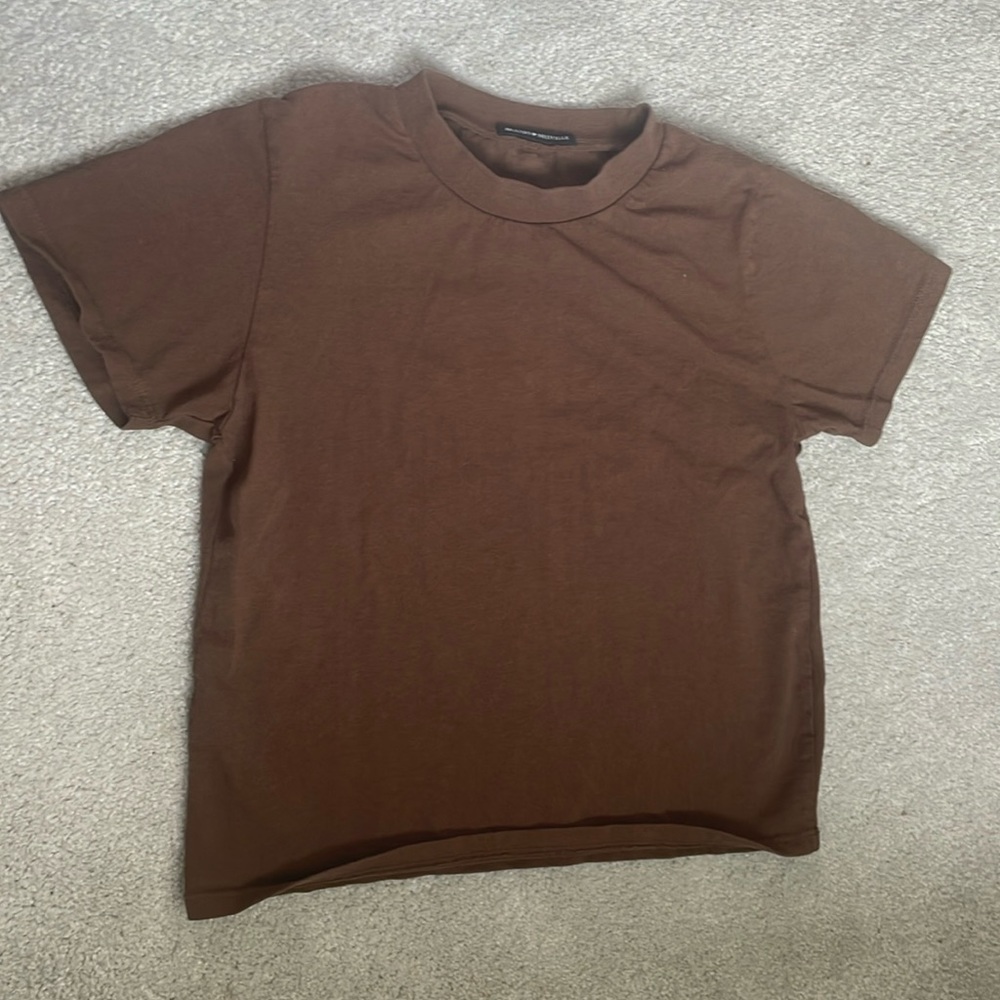 Brown Brandy Melville T-Shirt